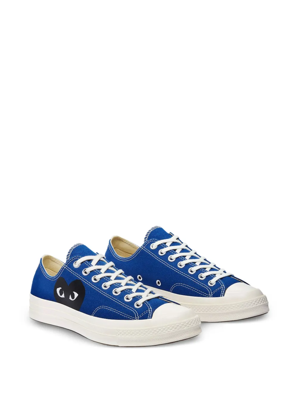 Comme Des Garçons Play x Converse sneakers met hartlogo Blauw