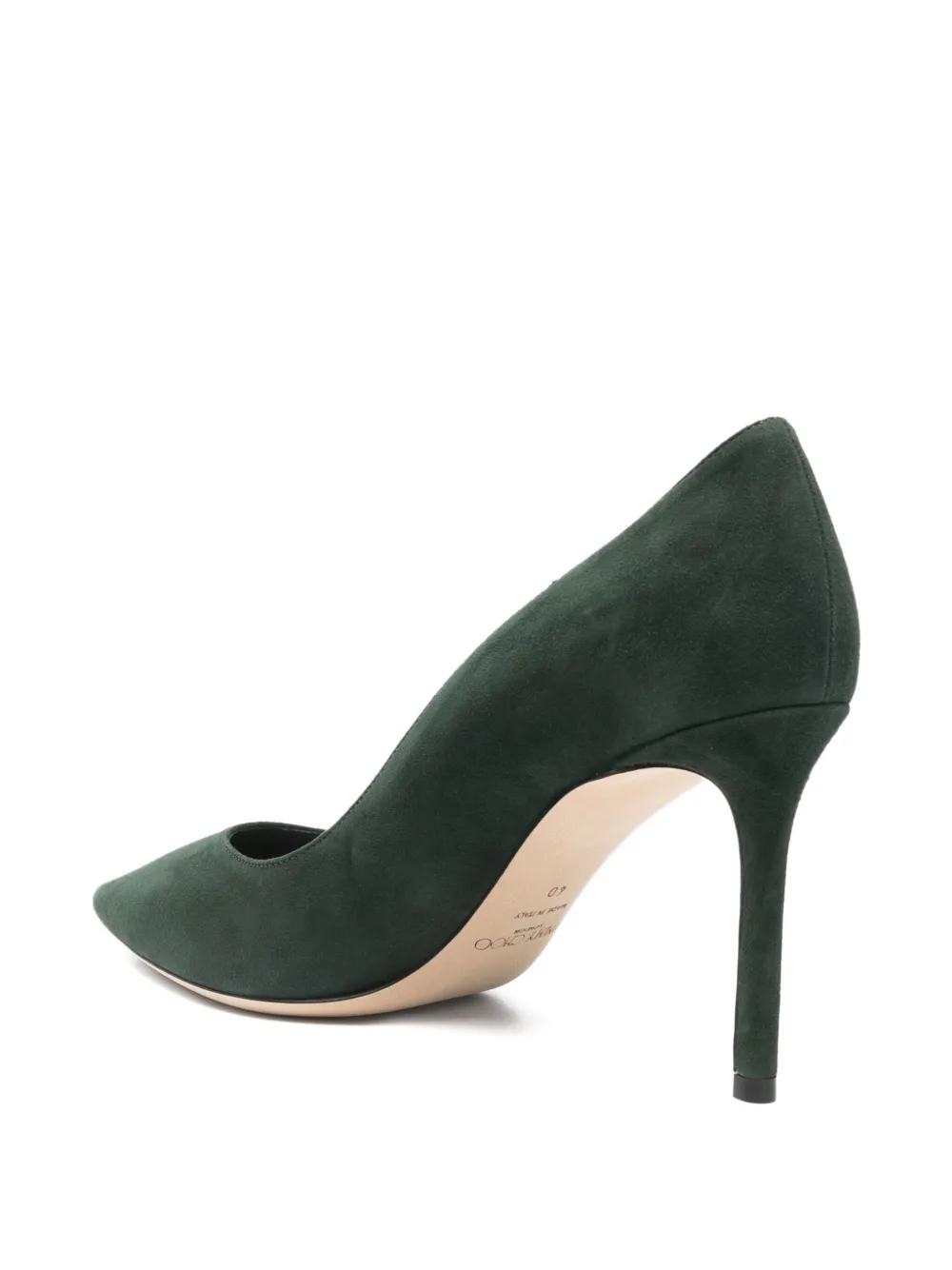 Jimmy Choo 85 mm Romy suède pumps Groen