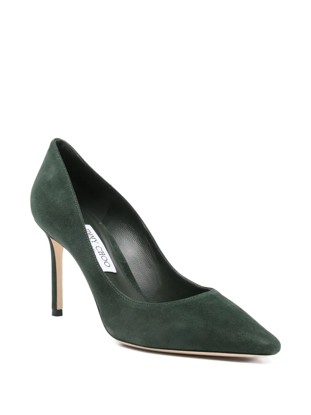 Jimmy Choo 85 mm Romy suède pumps Groen