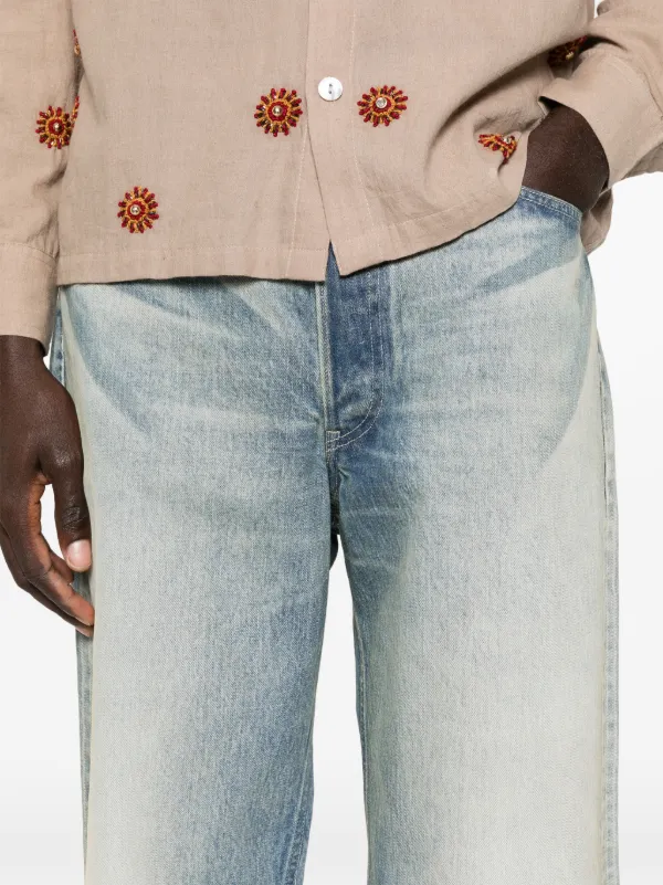 Auralee Selvedge faded-wash Jeans | Blue | FARFETCH
