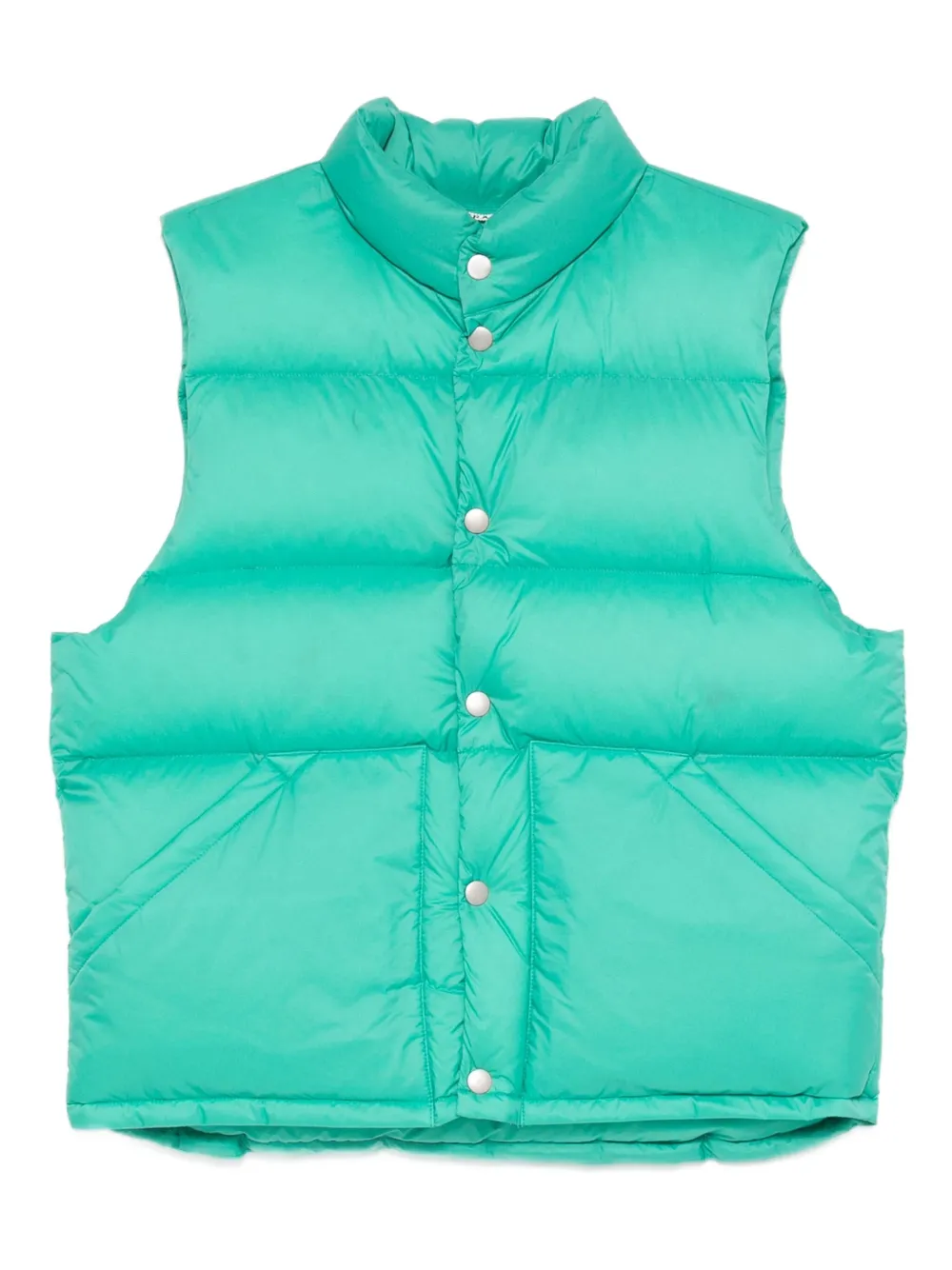 Auralee Ripstop padded gilet | Green | Image 1