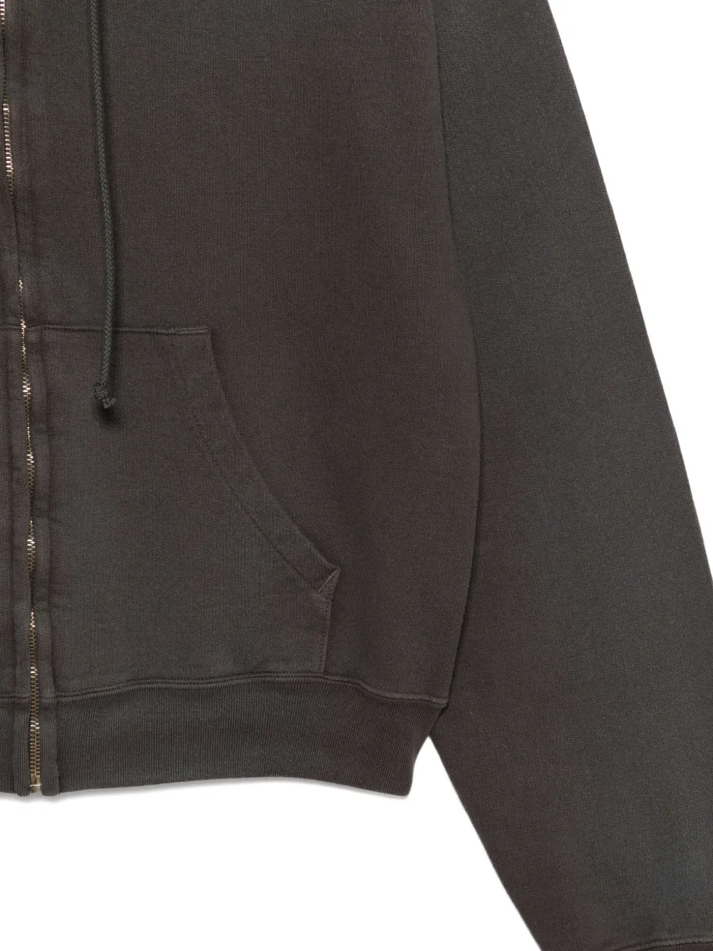 Auralee zip-up Cotton Hoodie | Black | FARFETCH