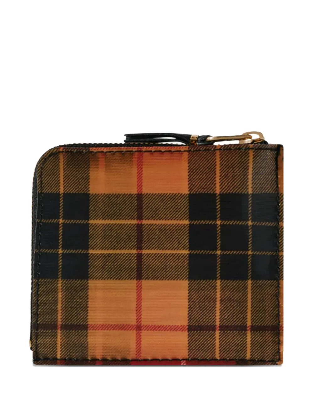 Comme Des Garçons Wallet Geruite portemonnee Rood