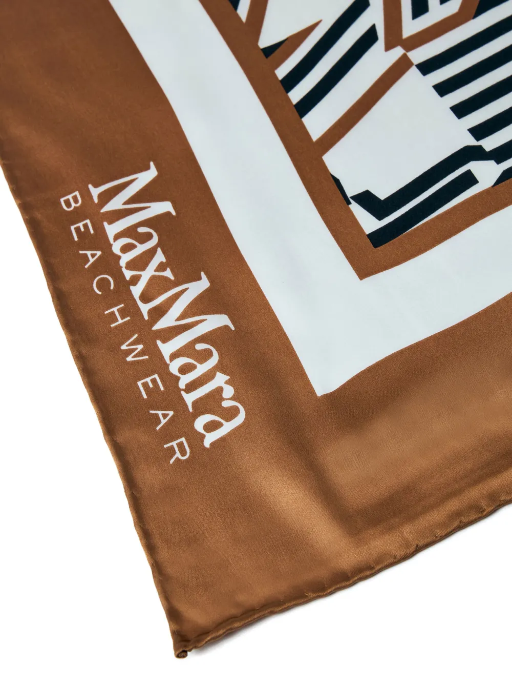 Max Mara Geometric-print Scarf In Multi