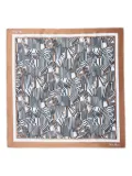 Max Mara geometric-print scarf - Brown