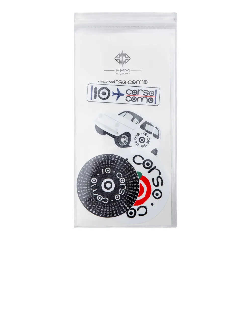 Fpm Milano X 10 Corso Como Luggage Stickers (pack Of Six) In White
