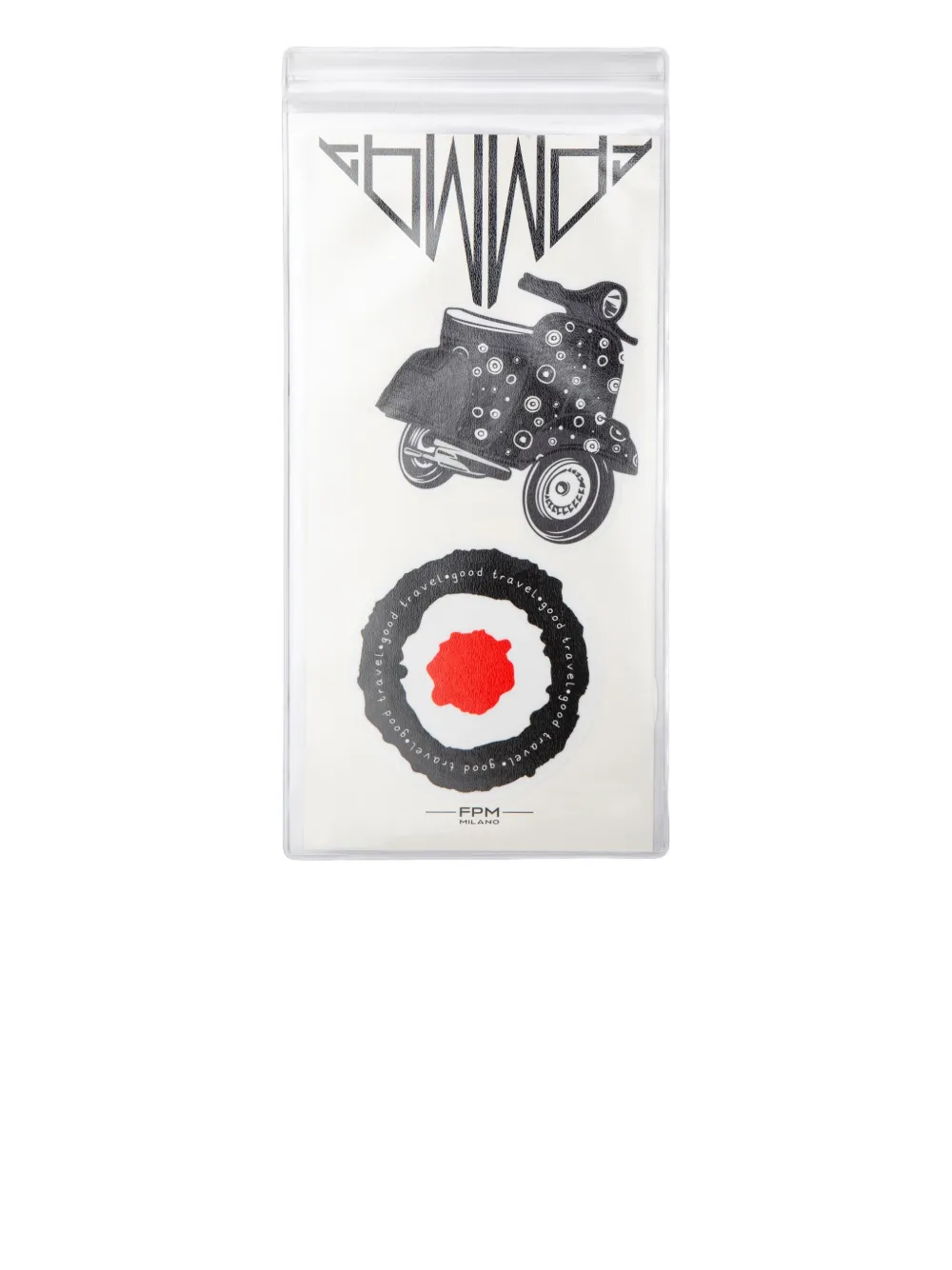 Fpm Milano X 10 Corso Como Luggage Stickers (pack Of Six) In White