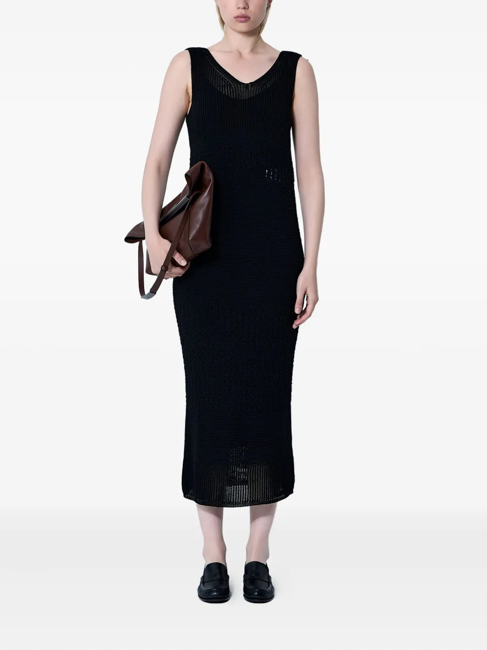 Max Mara V-neck midi dress | Day Dresses | Image 2