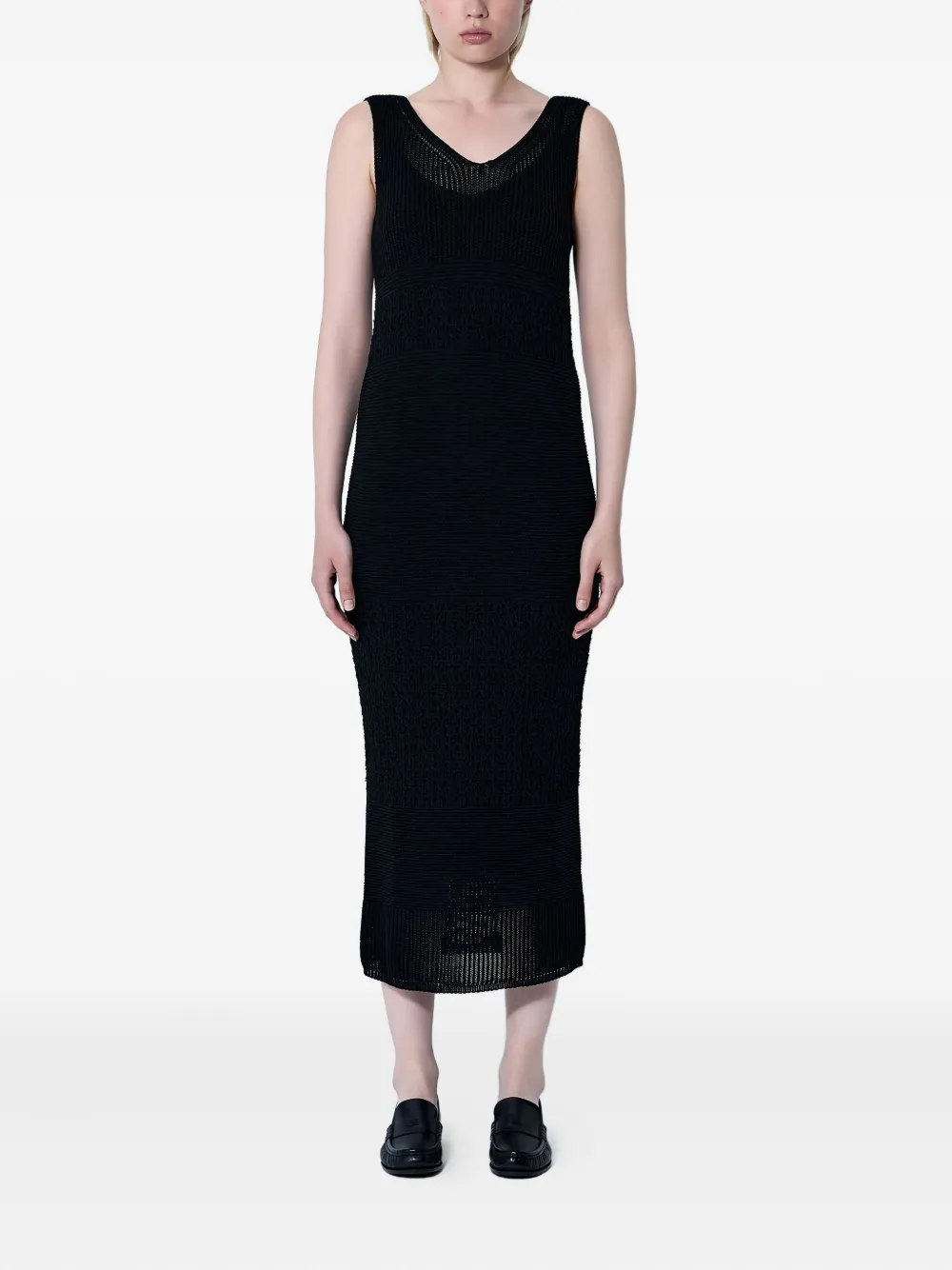 Max Mara V-neck midi dress | Black | Image 1