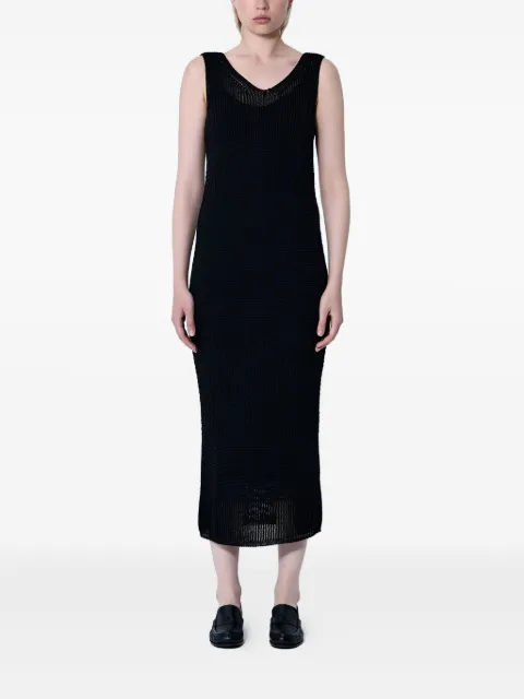 Max Mara V-neck midi dress