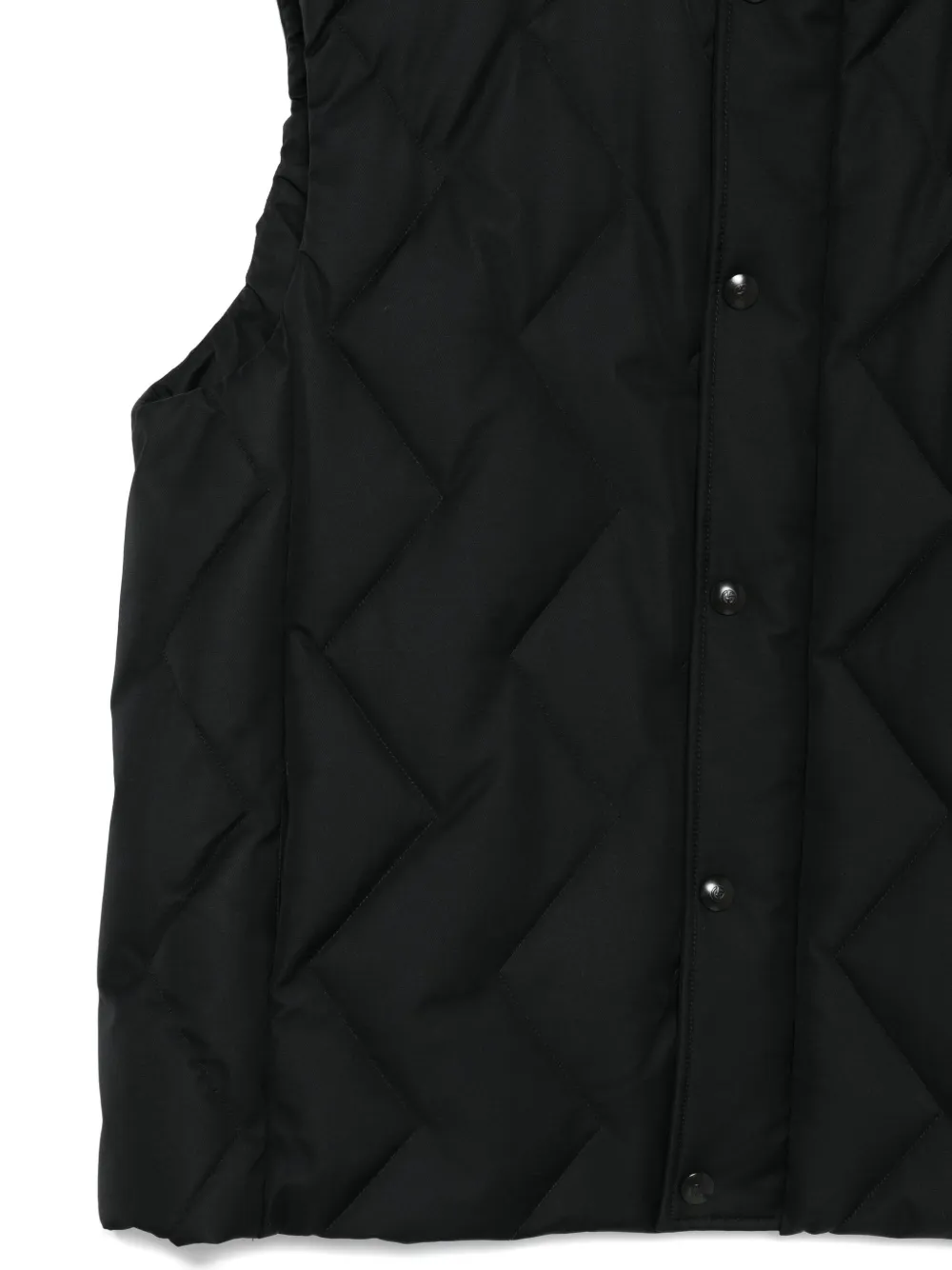 Giorgio Armani Gewatteerd donsjack Zwart