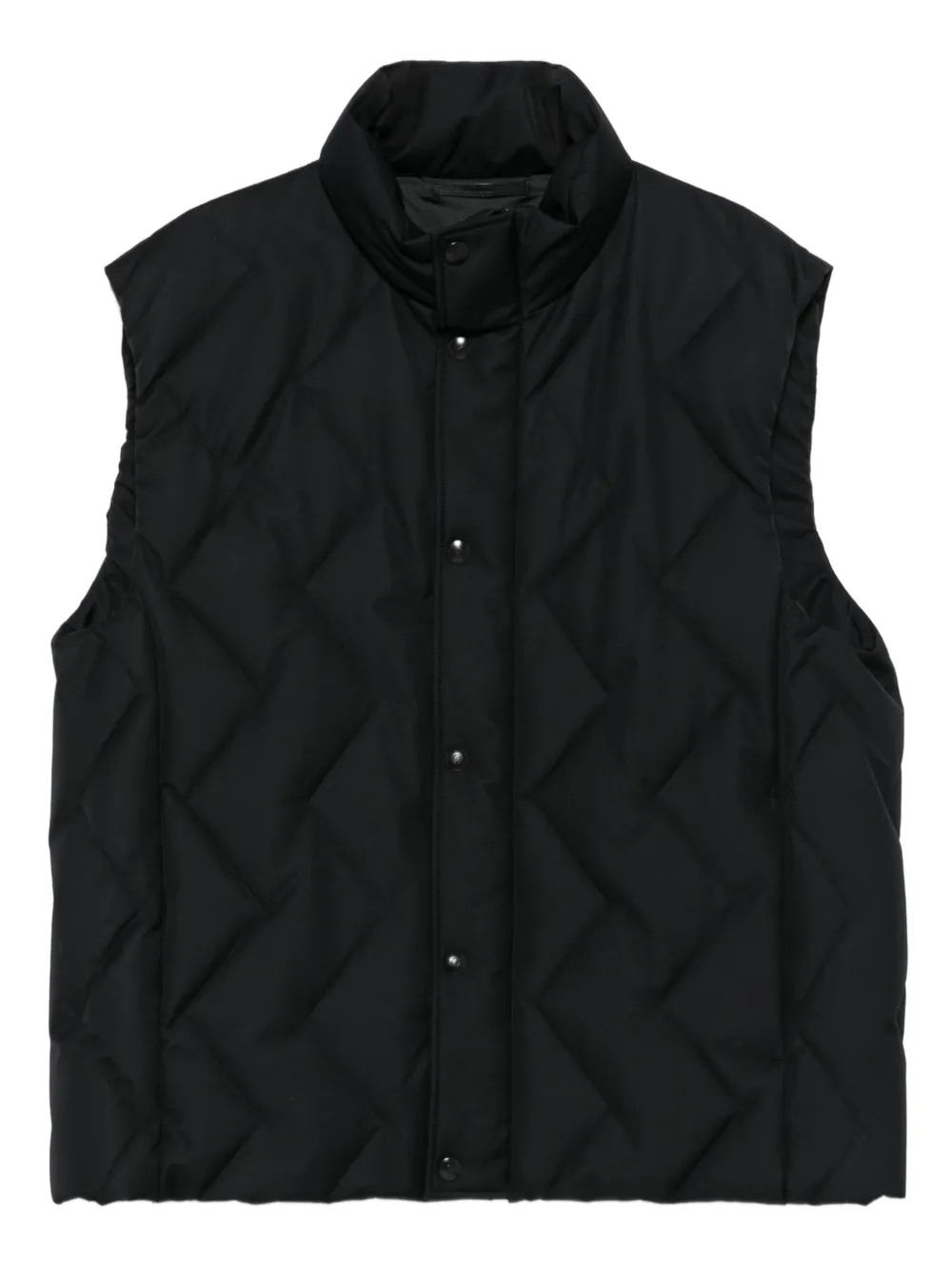 Giorgio Armani quilted down waistcoat | Black | Image 1