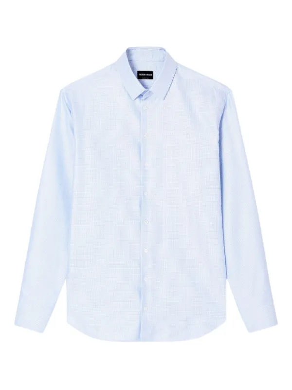 giorgio armani dress shirt Emporio cotton and distinguished with a plastron typical of this style Giorgio Armani - Armani/Archivio SS1994