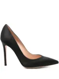Gianvito Rossi 105mm satin stiletto pumps - Black