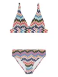 Missoni Kids zigzag-print bikini - Multicolour