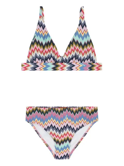 Missoni Kids zigzag-print bikini