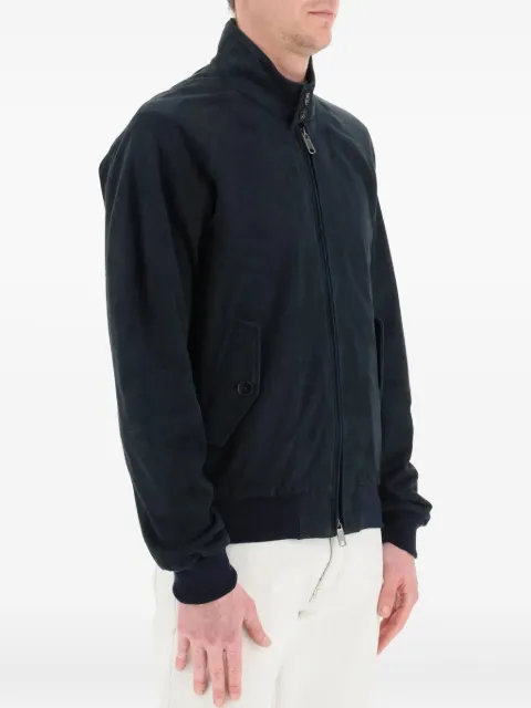 Baracuta suede zip-front jacket