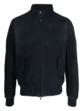 Baracuta suede zip-front jacket - Blue