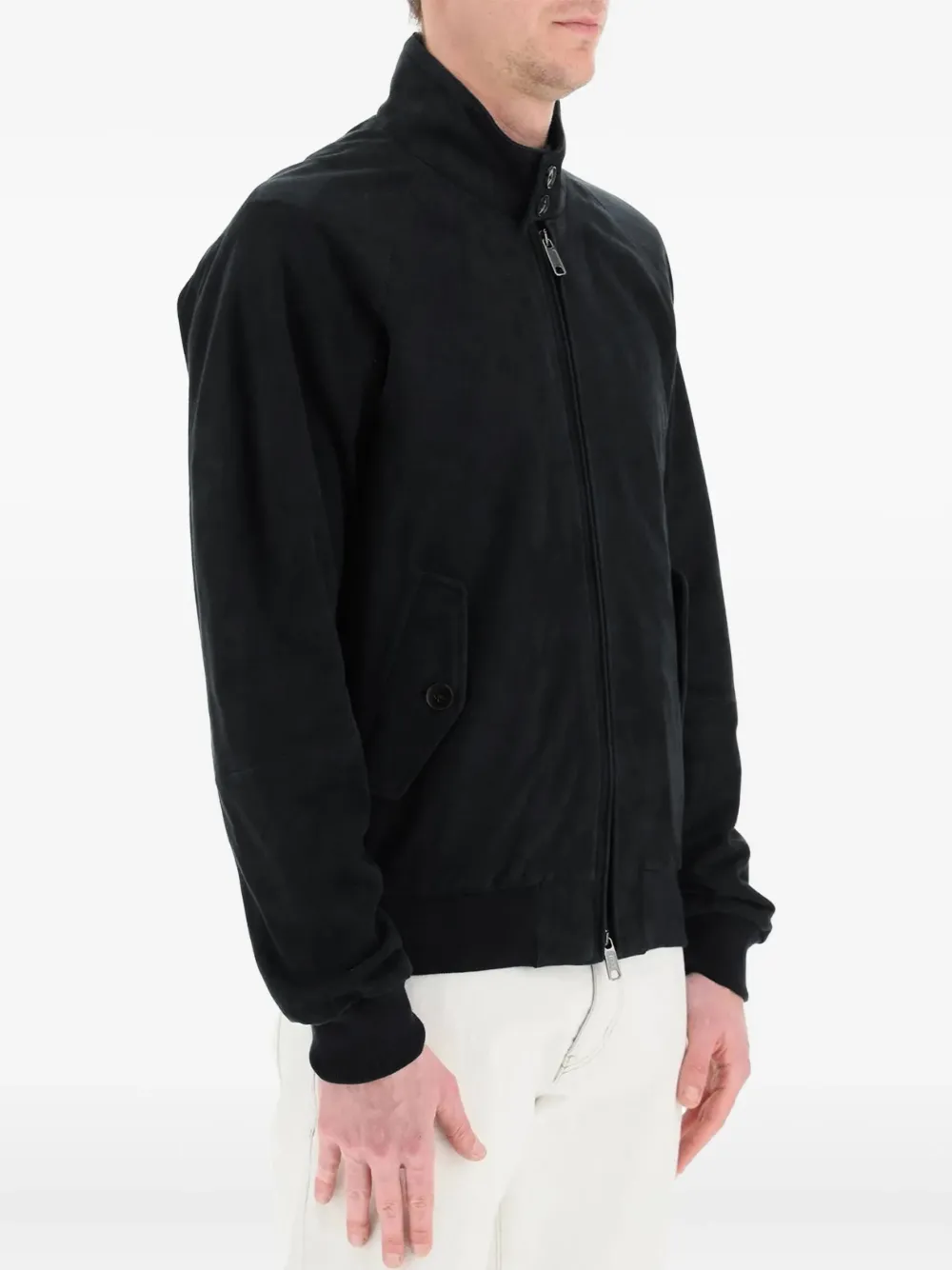 Baracuta suede zip-front jacket | Bomber Jackets | Image 2
