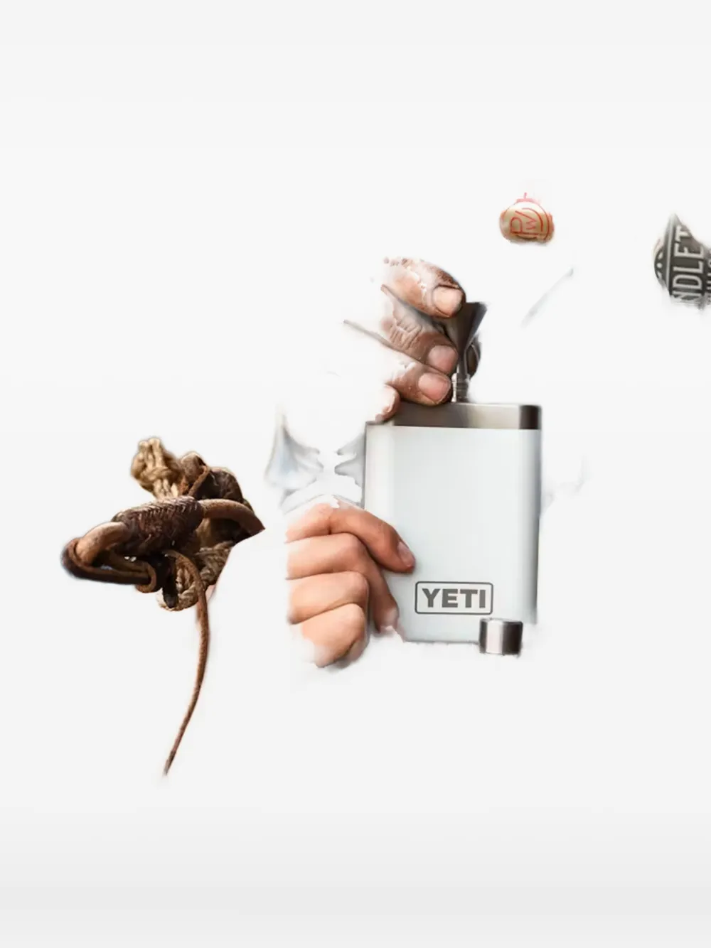 Yeti Logo Flask (207 Ml) In Green