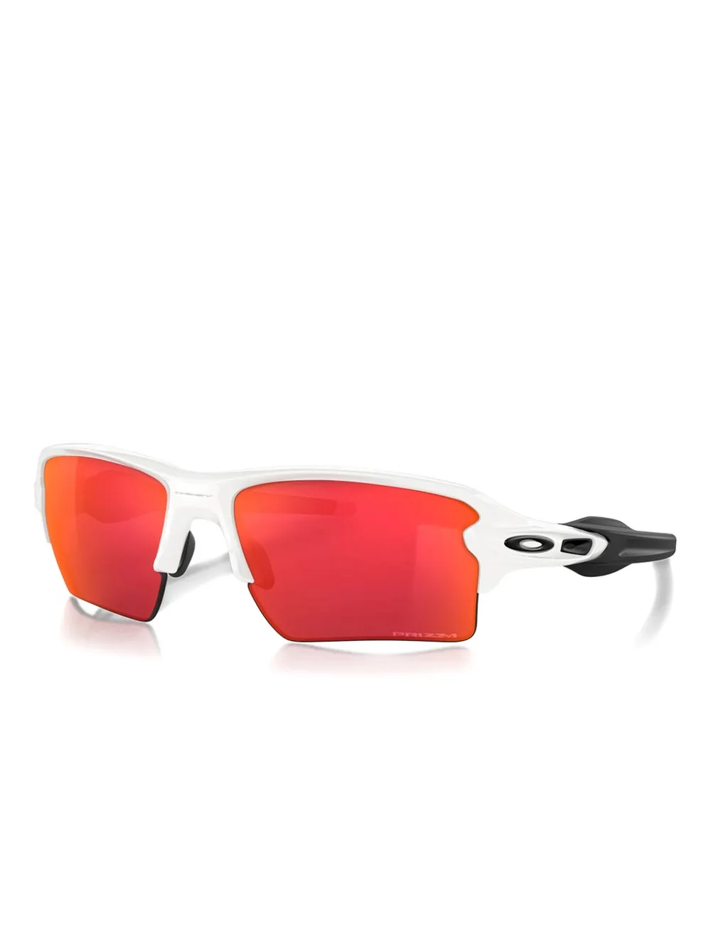 Oakley Zonnebril met rechthoekig montuur Wit