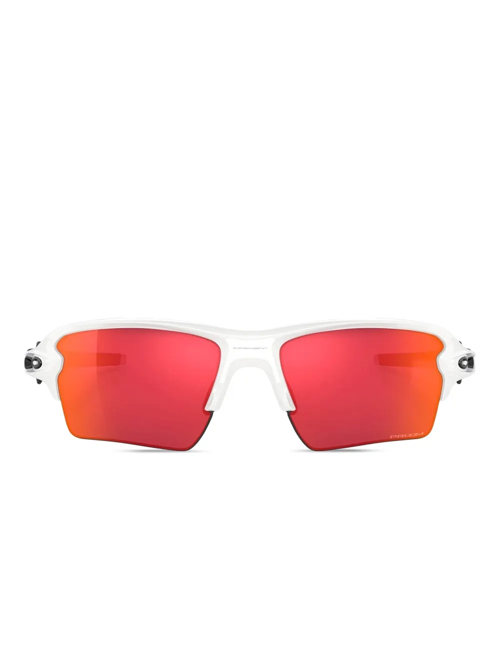 Oakley Zonnebril met rechthoekig montuur Wit