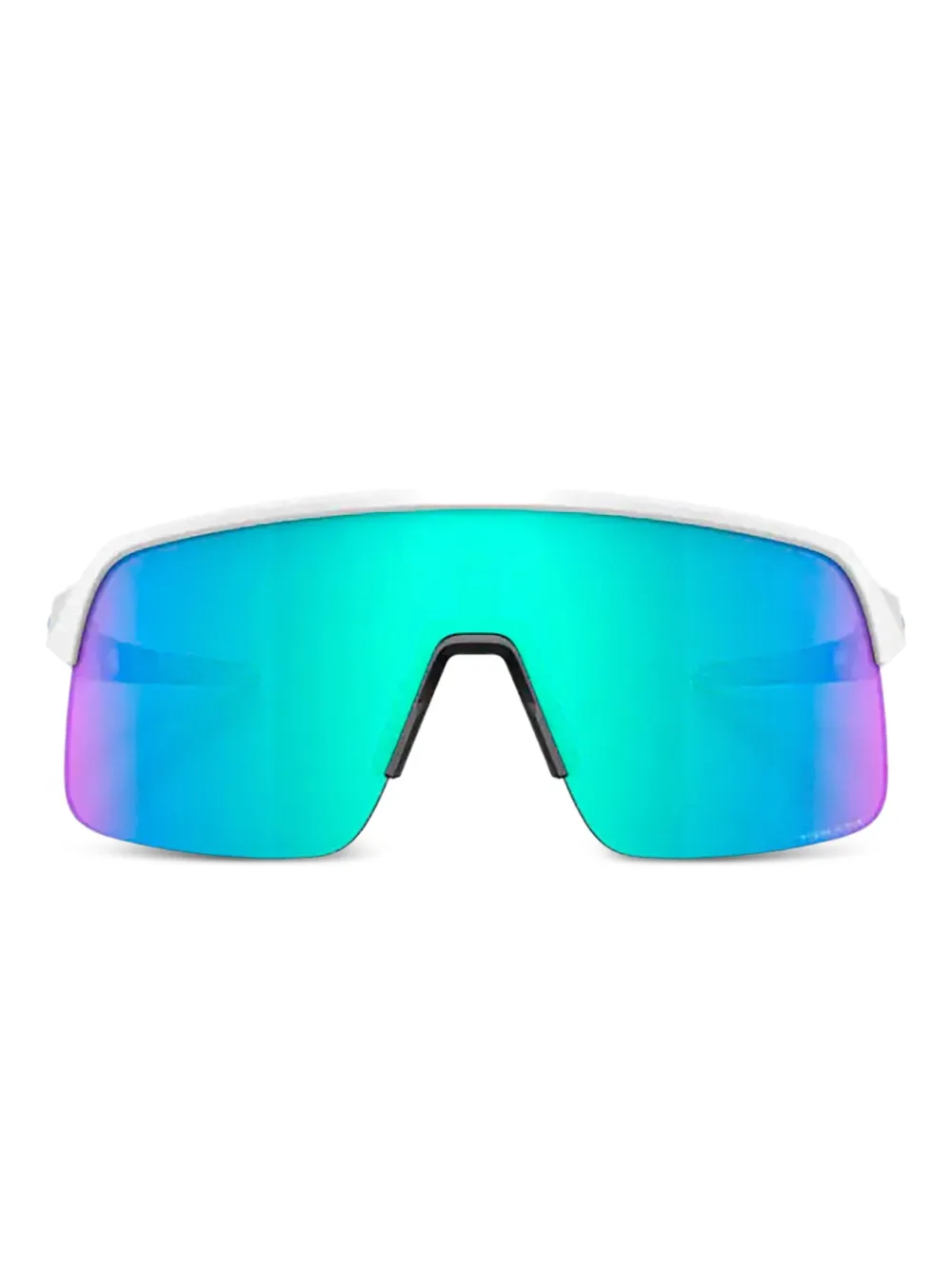 Oakley Zonnebril met schild montuur Wit