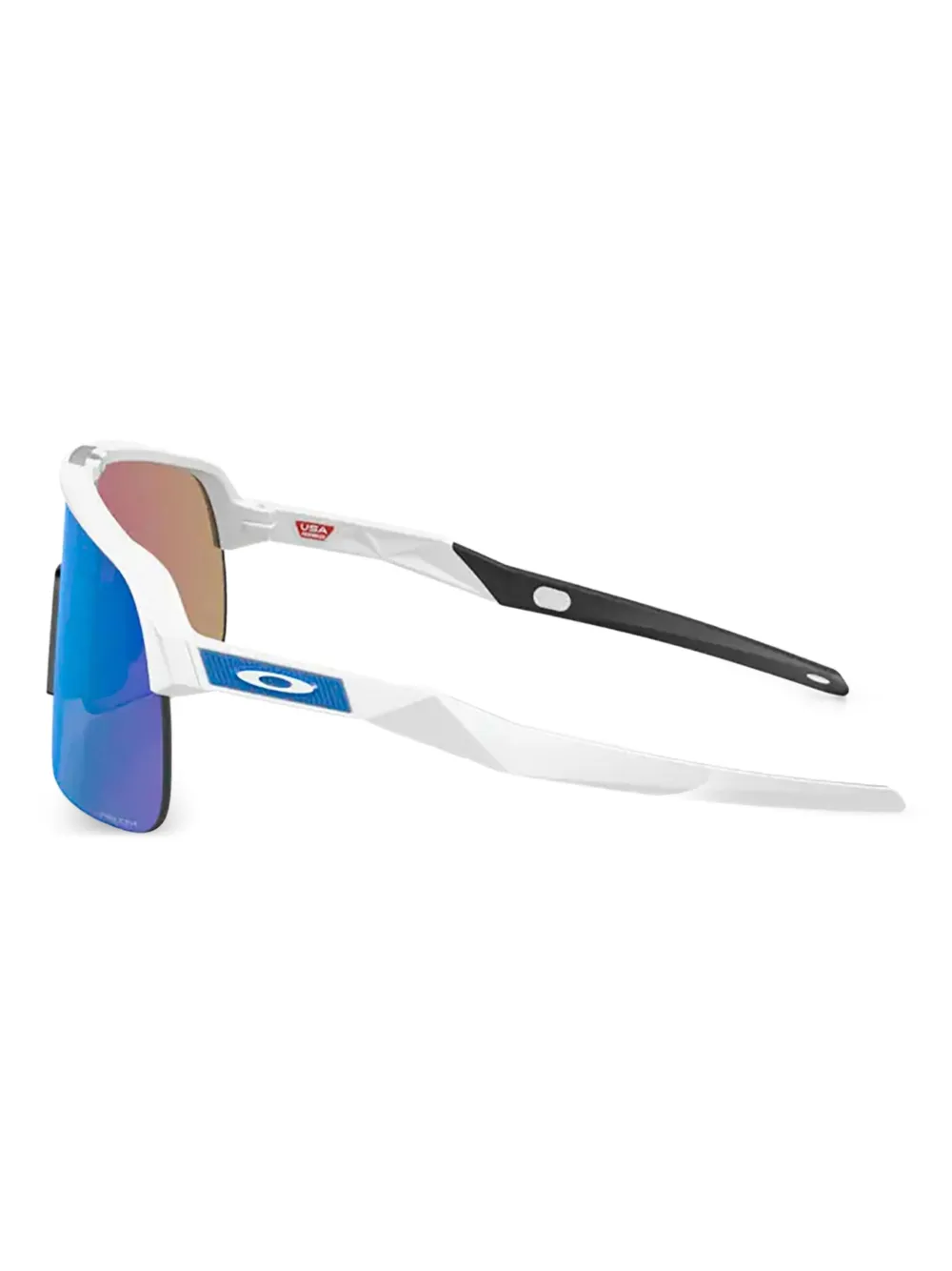 Oakley Zonnebril met schild montuur Wit