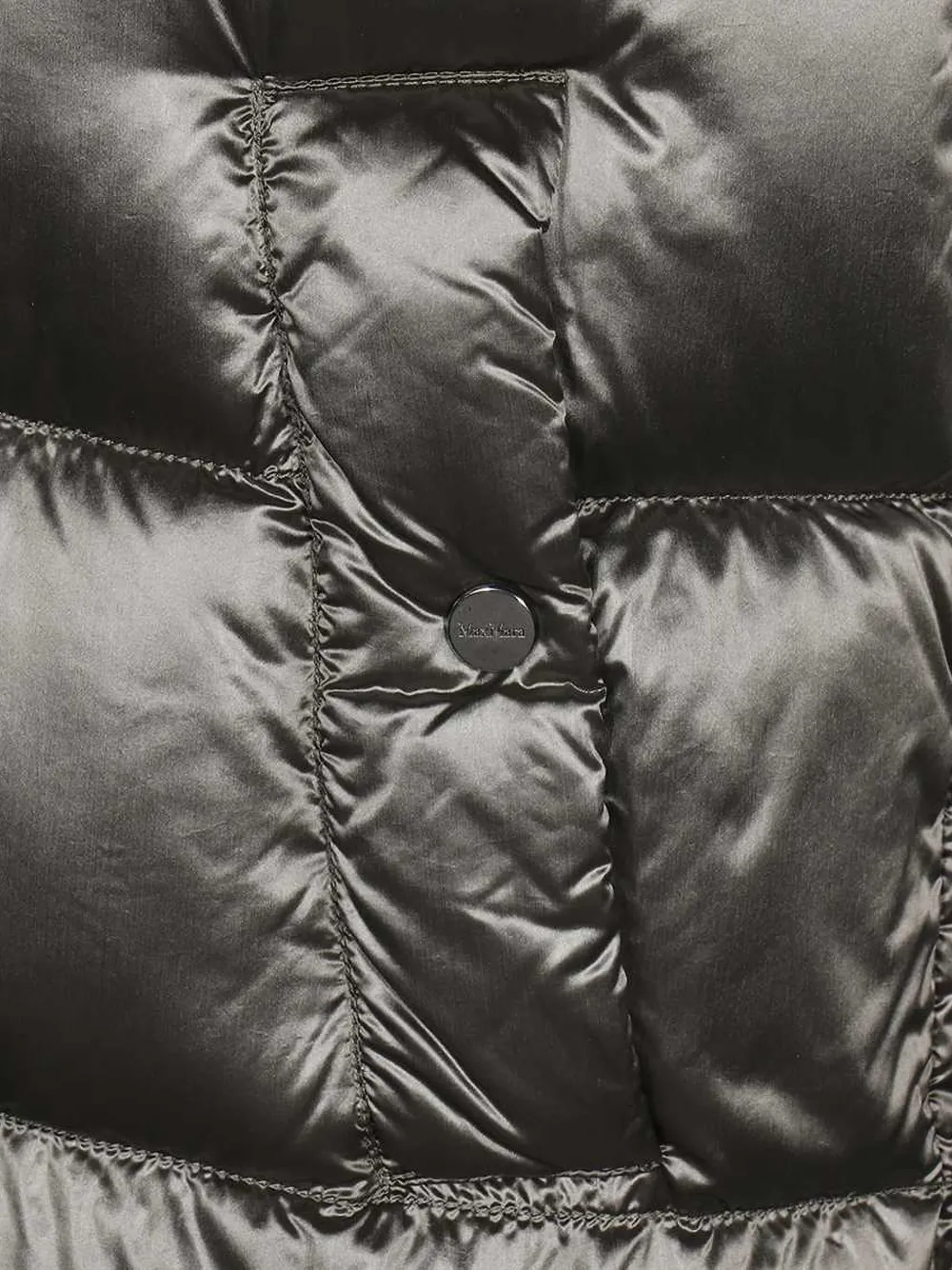 Max Mara high-neck quilted gilet Grijs
