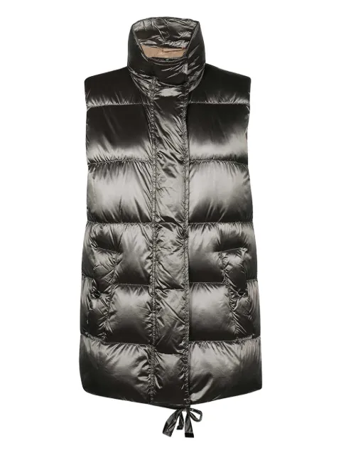 Max Mara high-neck quilted gilet