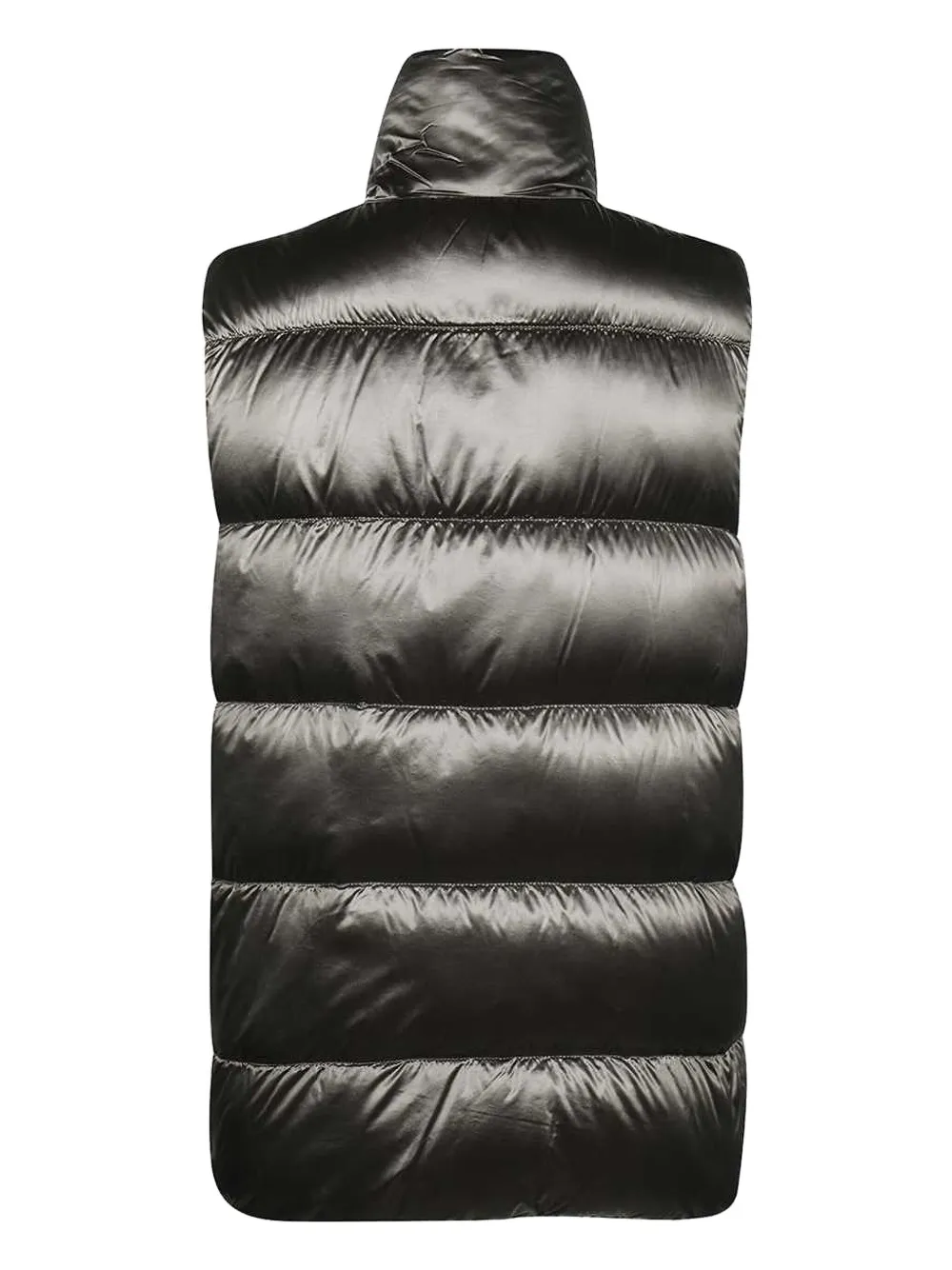 Max Mara high-neck quilted gilet Grijs