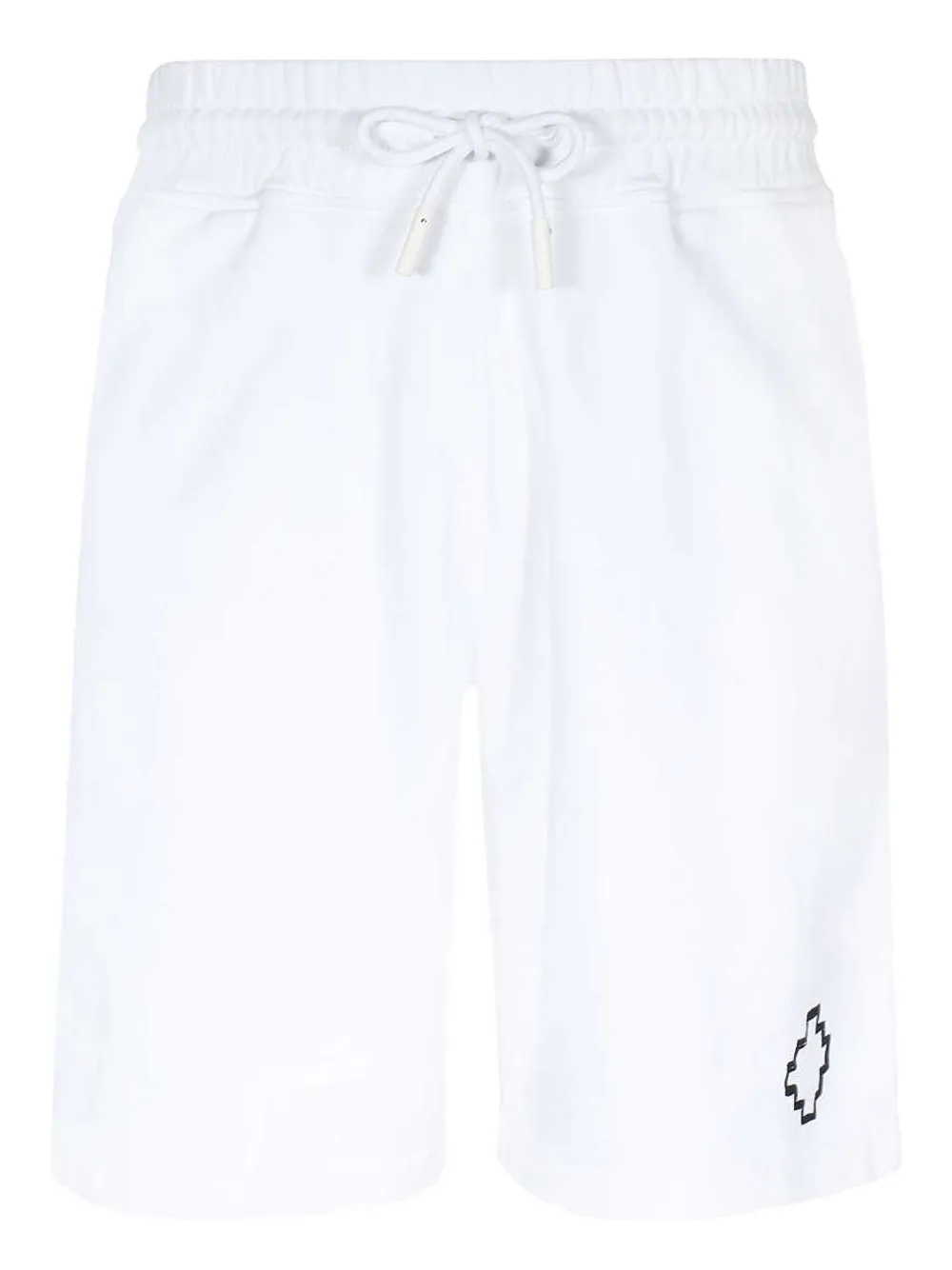 Marcelo Burlon County of Milan logo-embroidered drawstring shorts Wit