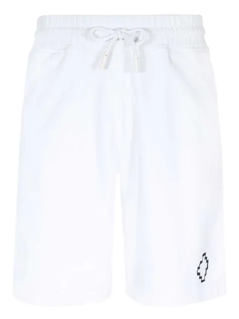 Marcelo Burlon County of Milan logo-embroidered drawstring shorts