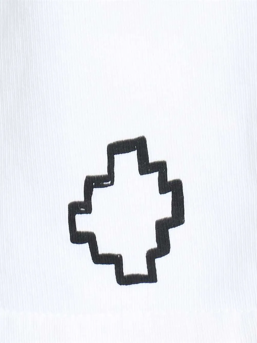 Marcelo Burlon County of Milan logo-embroidered drawstring shorts Wit