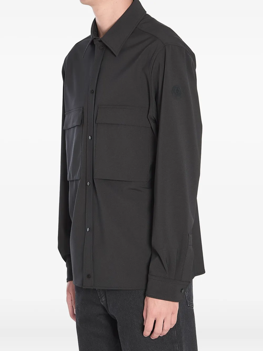 Moncler T-shirt met opgestikte zak Zwart