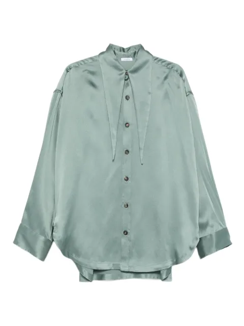 Malo long-sleeve satin shirt