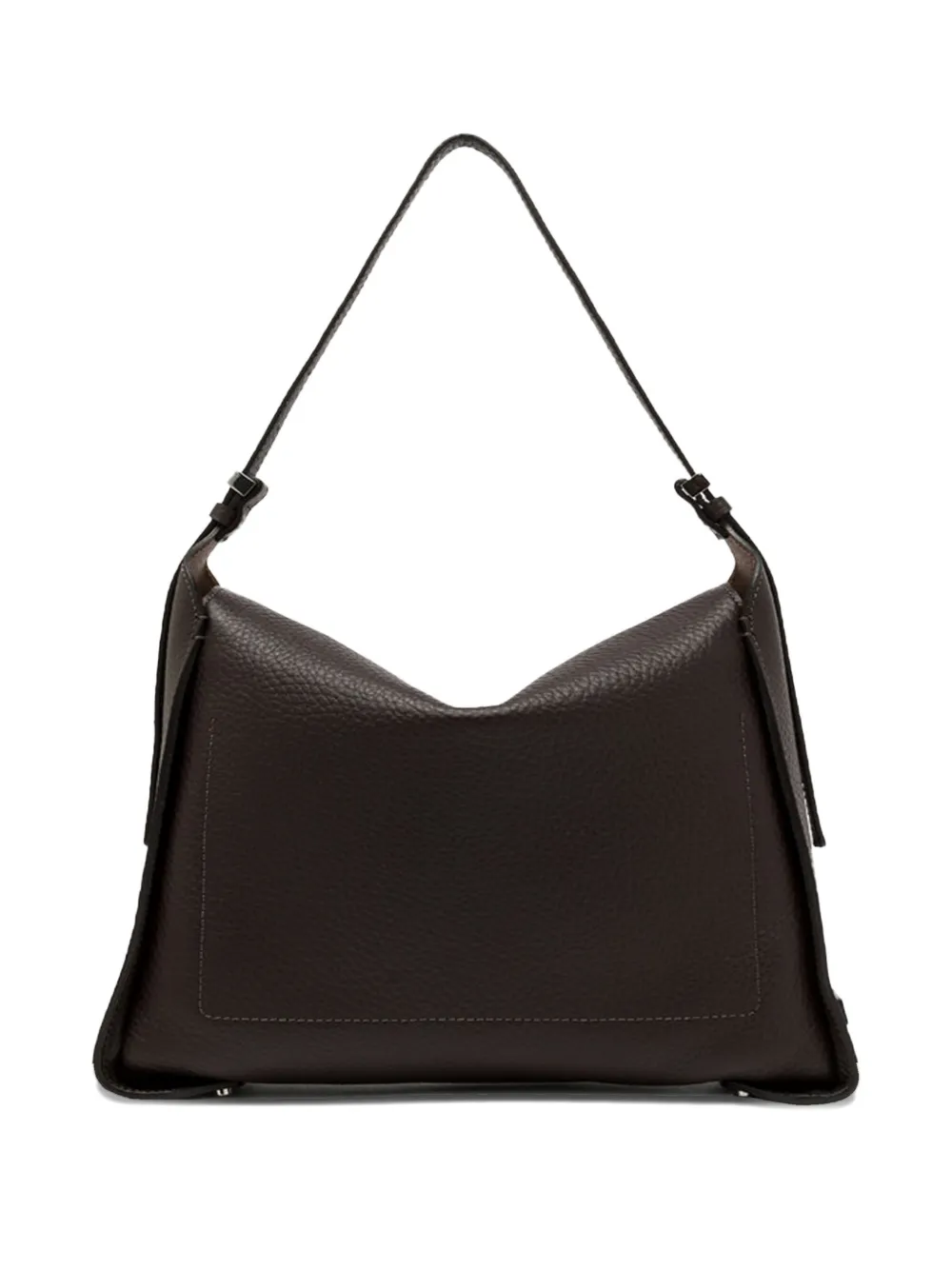GIANNI CHIARINI textured leather shoulder bag Bruin