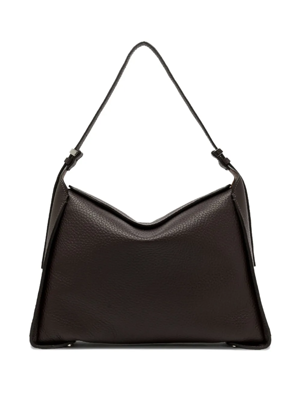 GIANNI CHIARINI textured leather shoulder bag Bruin