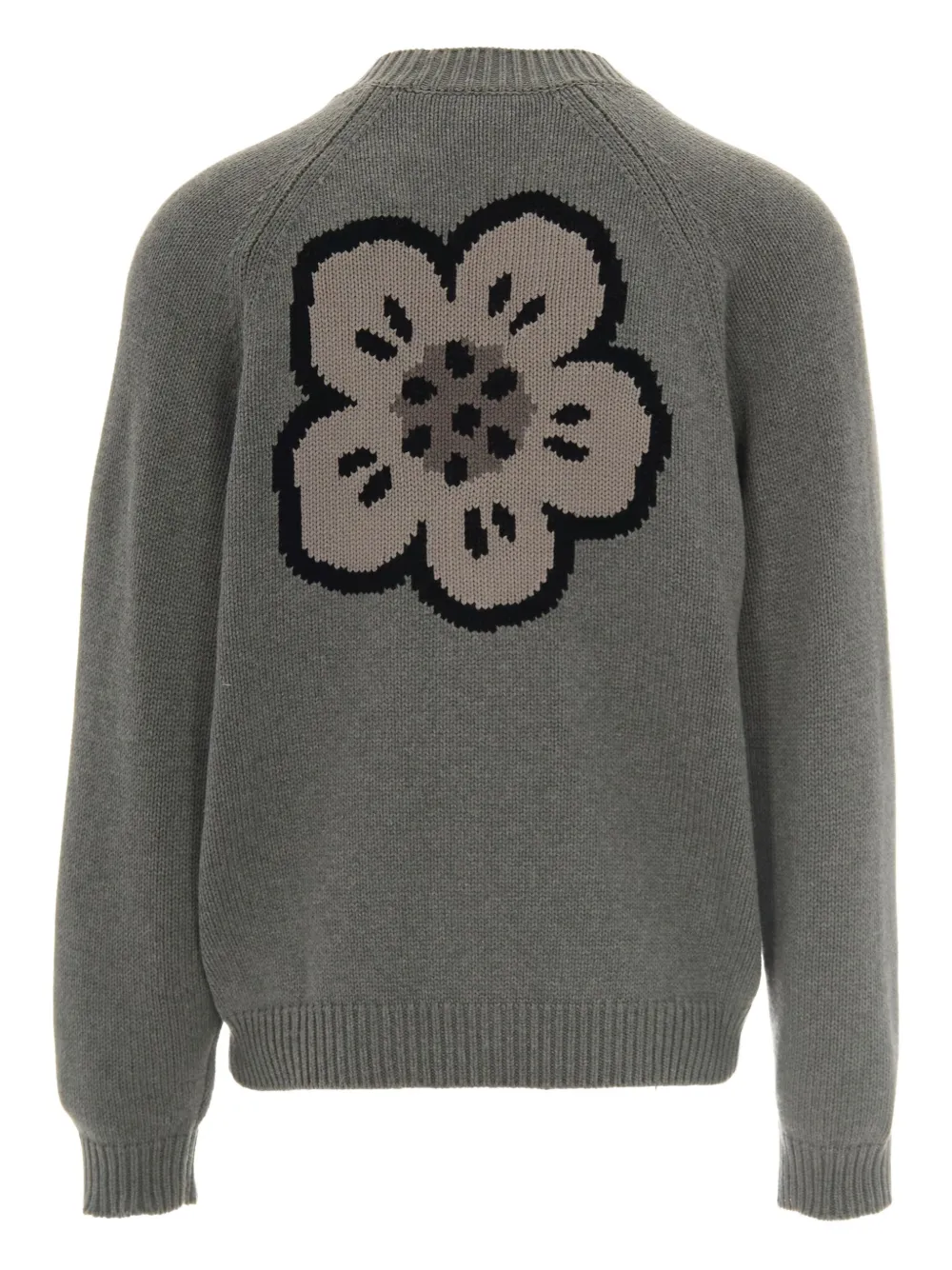 Kenzo Vest met geborduurde bloemen Grijs