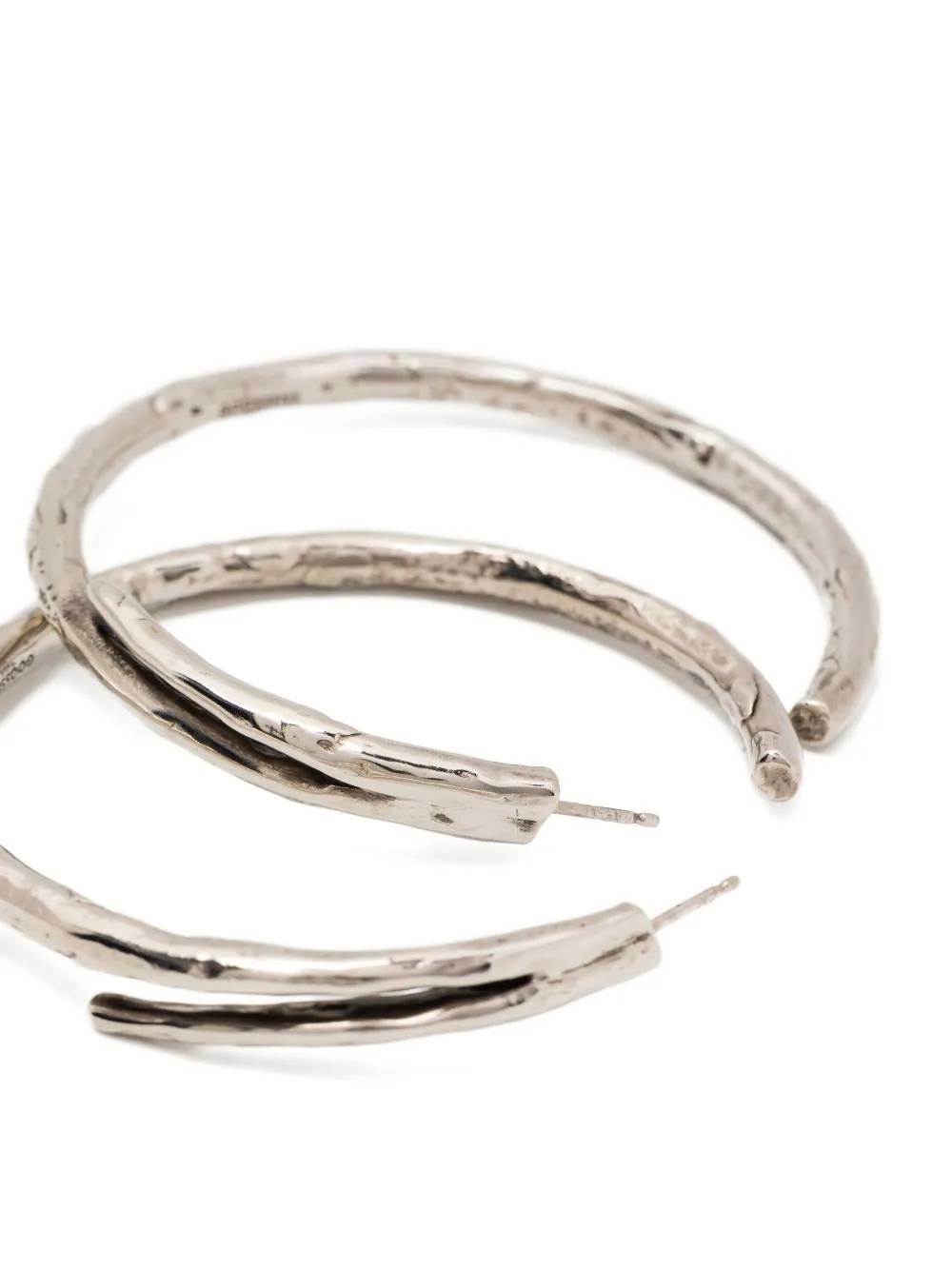 Goossens Lutèce hoop earrings - Zilver