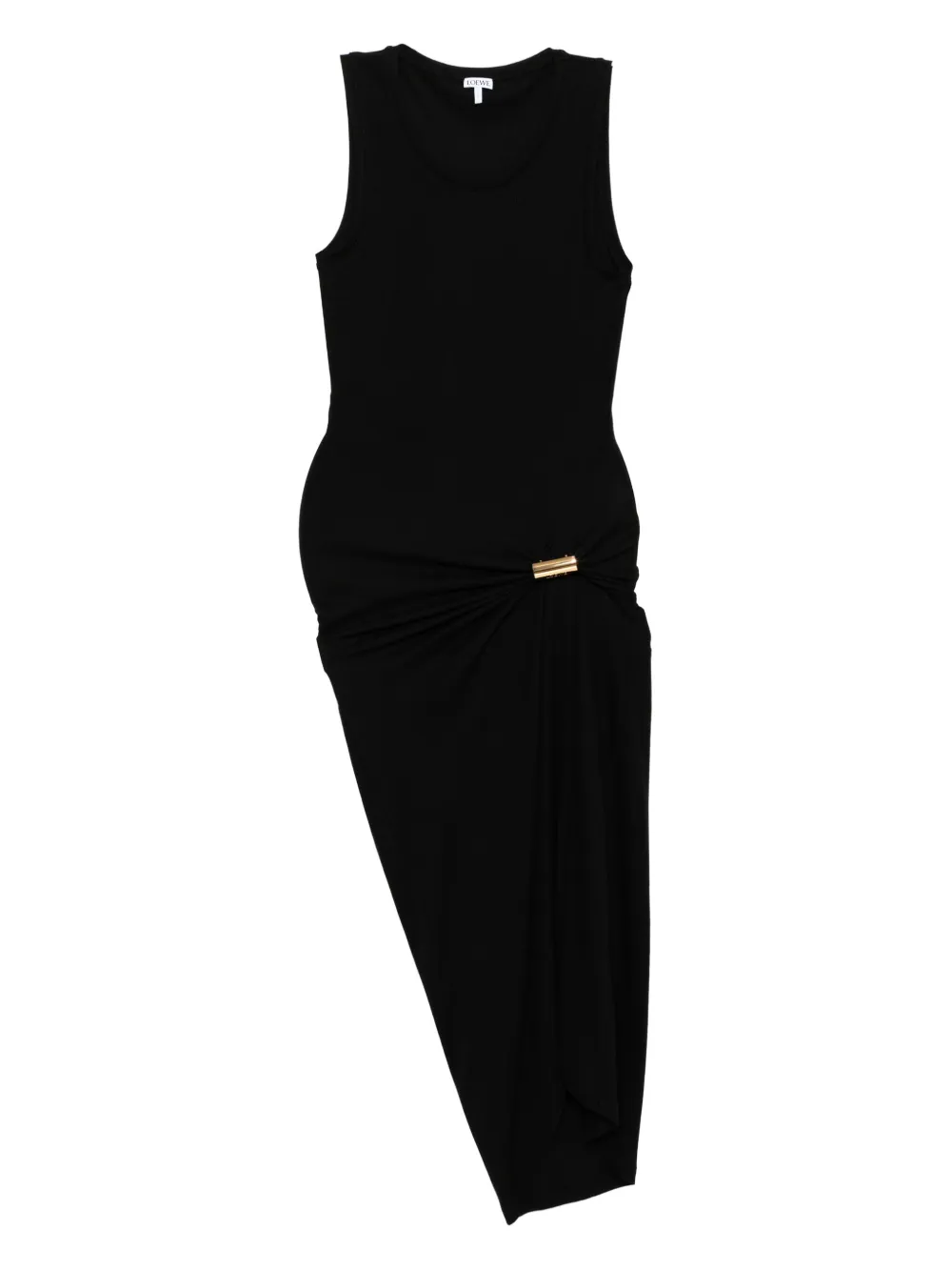 asymmetric-hem dress