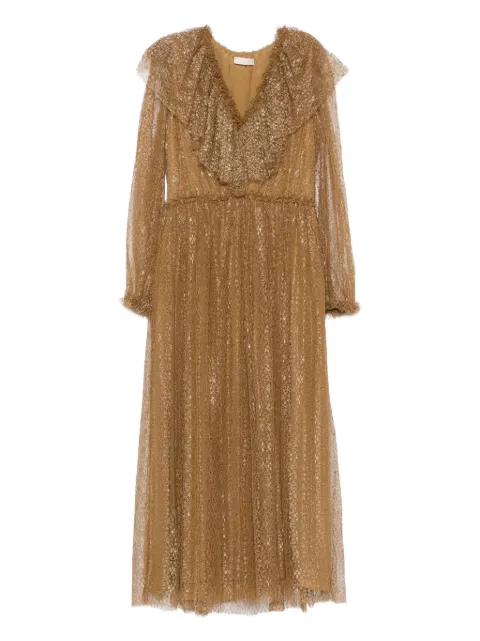 Ulla Johnson ruffled long-sleeve dress