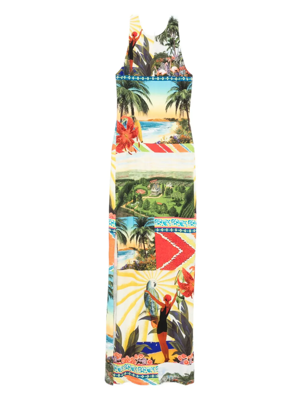 Alice And Olivia Pania Maxi Dress In Multi