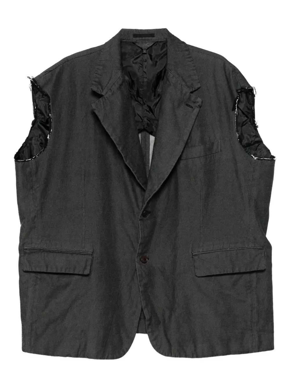 Black Comme Des Garçons Bodywarmer Zwart