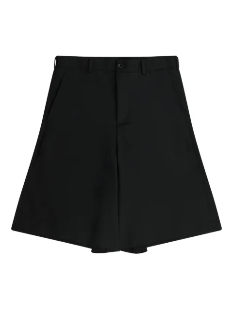 Black Comme Des Garçons twill shorts