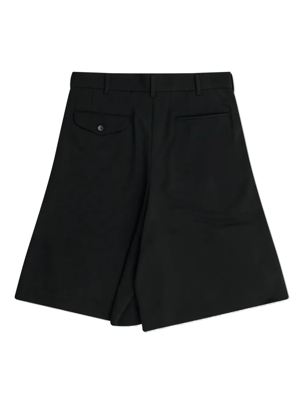 Black Comme Des Garçons Twill shorts Zwart