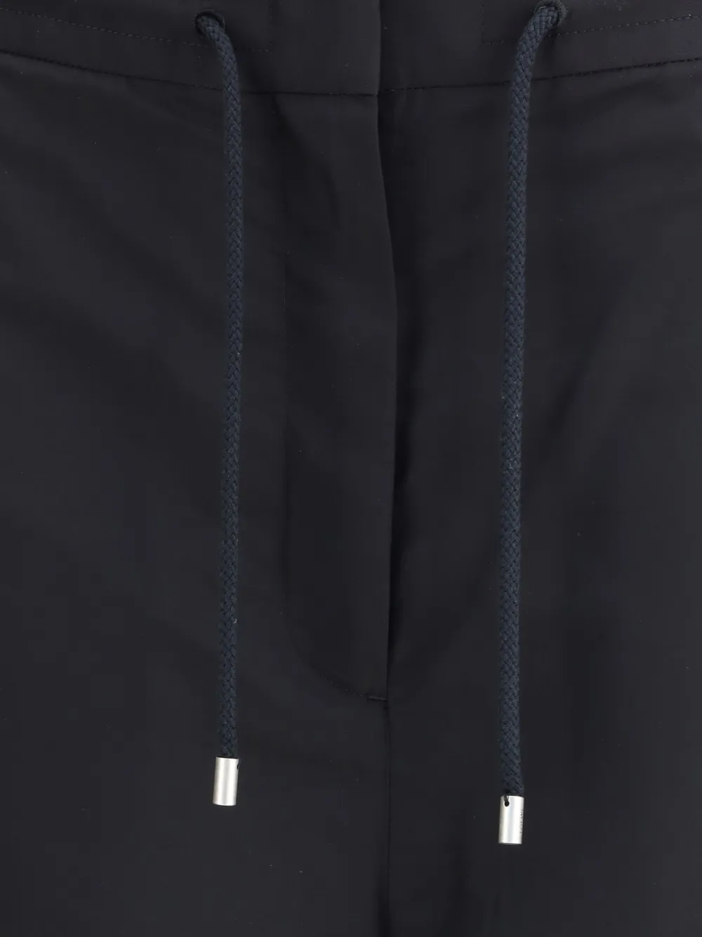 LOEWE Plooibroek met elastische manchetten Zwart