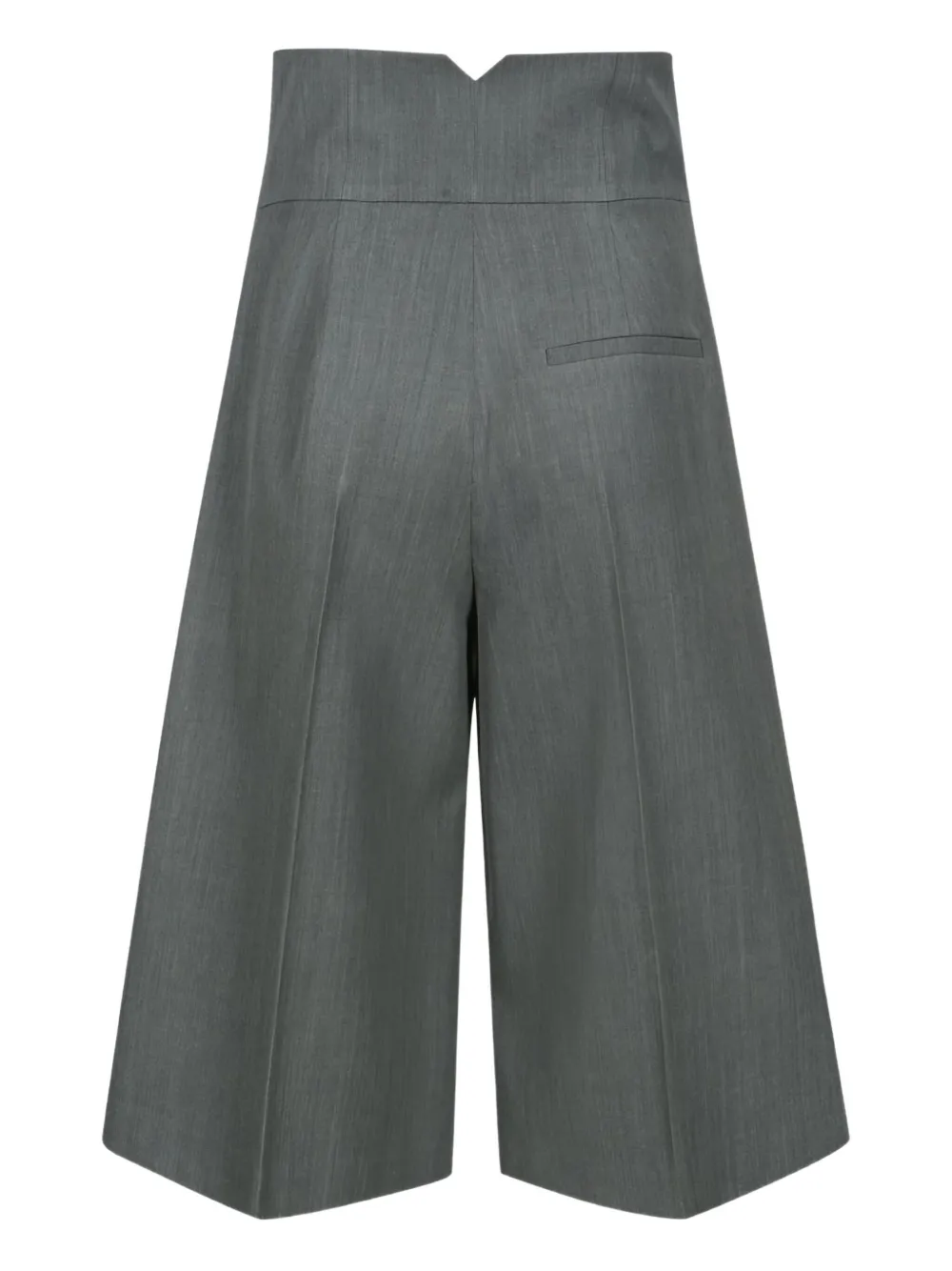 YCH pleated-details shorts | Cropped Pants | Image 2