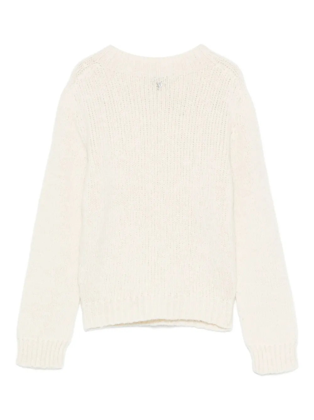 Dondup Open-knit Sweater In Neutral