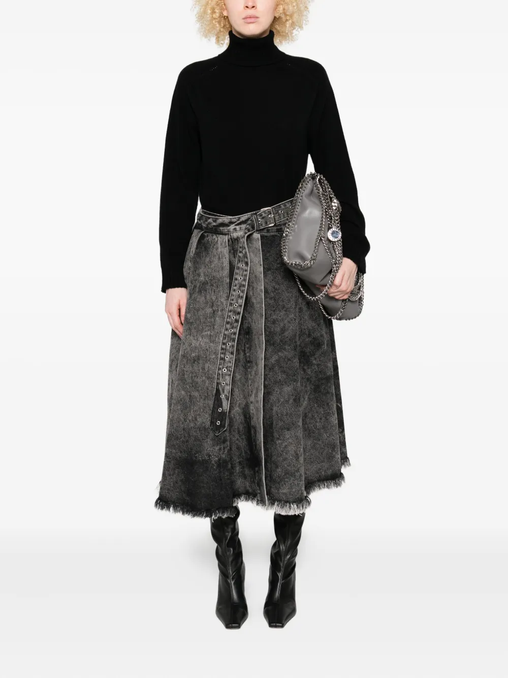 TWINSET Kasjmier coltrui Zwart